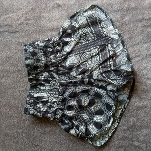 Free People Movement "The Way Home" high rise shorts in carbon